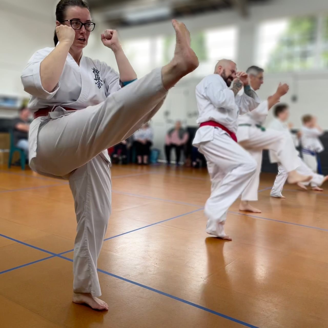 Training with the adults